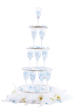 Luxury Champagne tower Blue